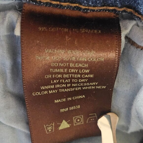 KUT from the Kloth Jeans Womens 6 Straight Leg Blue Low Rise Denim Stretch - Picture 6 of 8